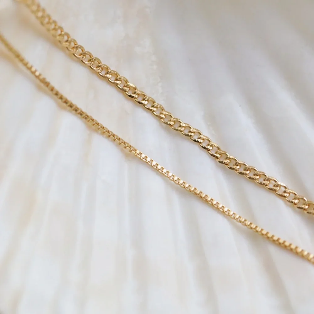 Dainty Gold Chain | 18K Gold Filled - Picture 6 of 11